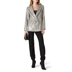 Waverly Grey Silver Blazer Jacket